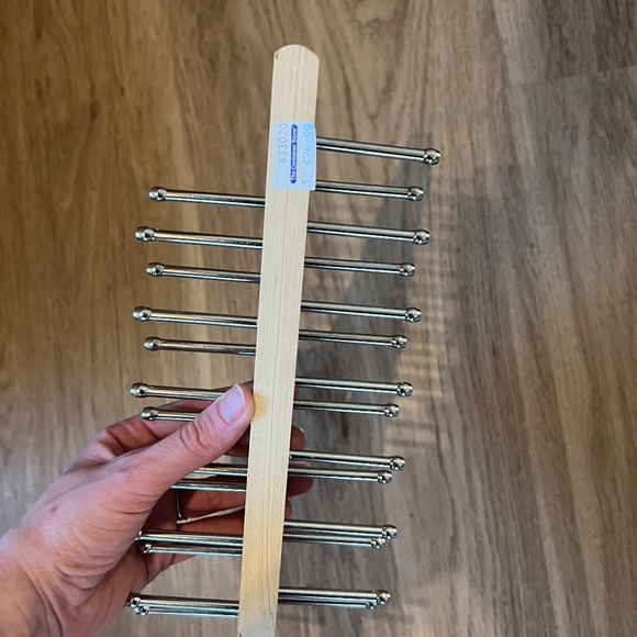 NWT container store wooden tie hanger - Picture 2 of 2